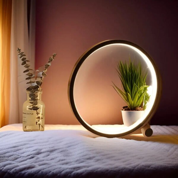 Dimmable LED design modern – LumaHalo table lamp - Image 3