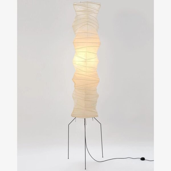 Magic light – Akari UF4-33N floor lamp made of paper and metal - Image 26